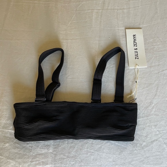 NWT  ✨ SIGNATURE BANDEAU TOP - BLACK ✨ - Picture 3 of 4